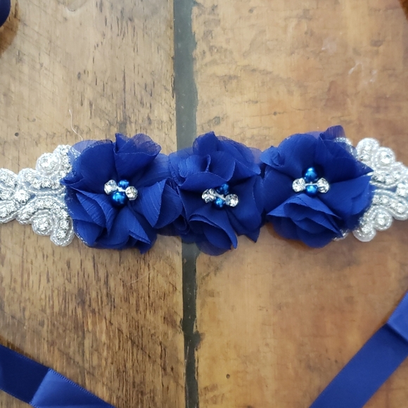 NAVY SATIN BELTS ❤❤❤ - Picture 2 of 4